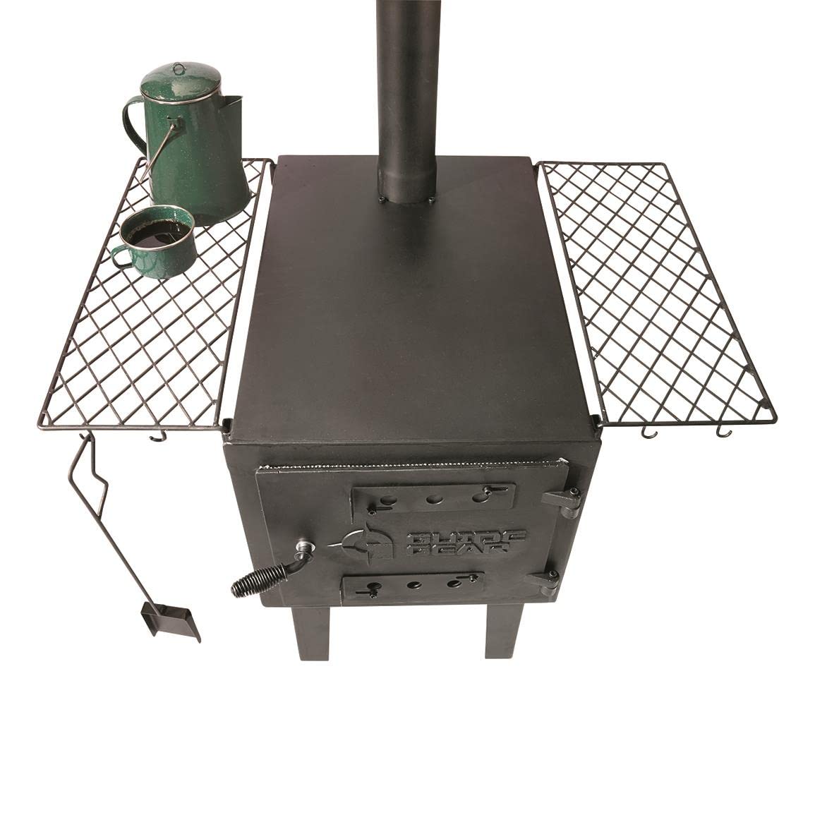 Guide Gear 12-lb bundle shows portable, sturdy outdoor stove accessories.