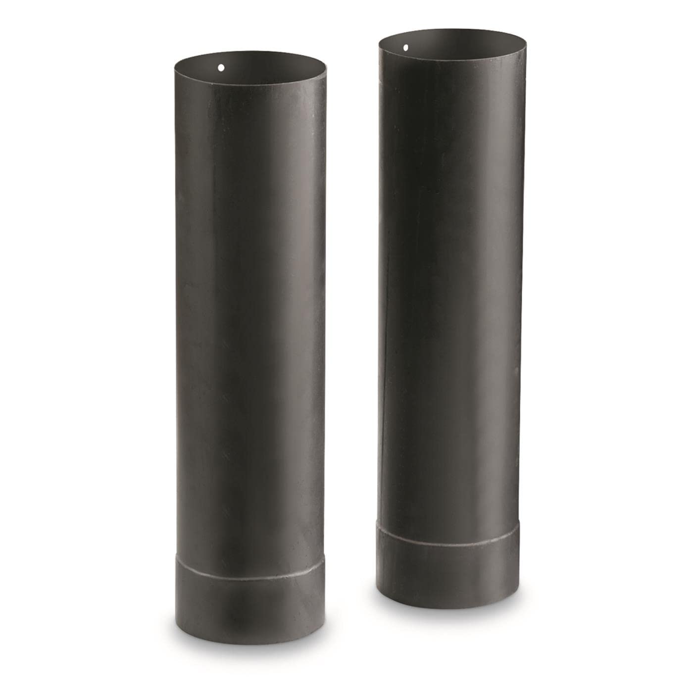 Guide Gear large outdoor wood stove pipe extension assembly demonstrates easy height increase for improved venting.