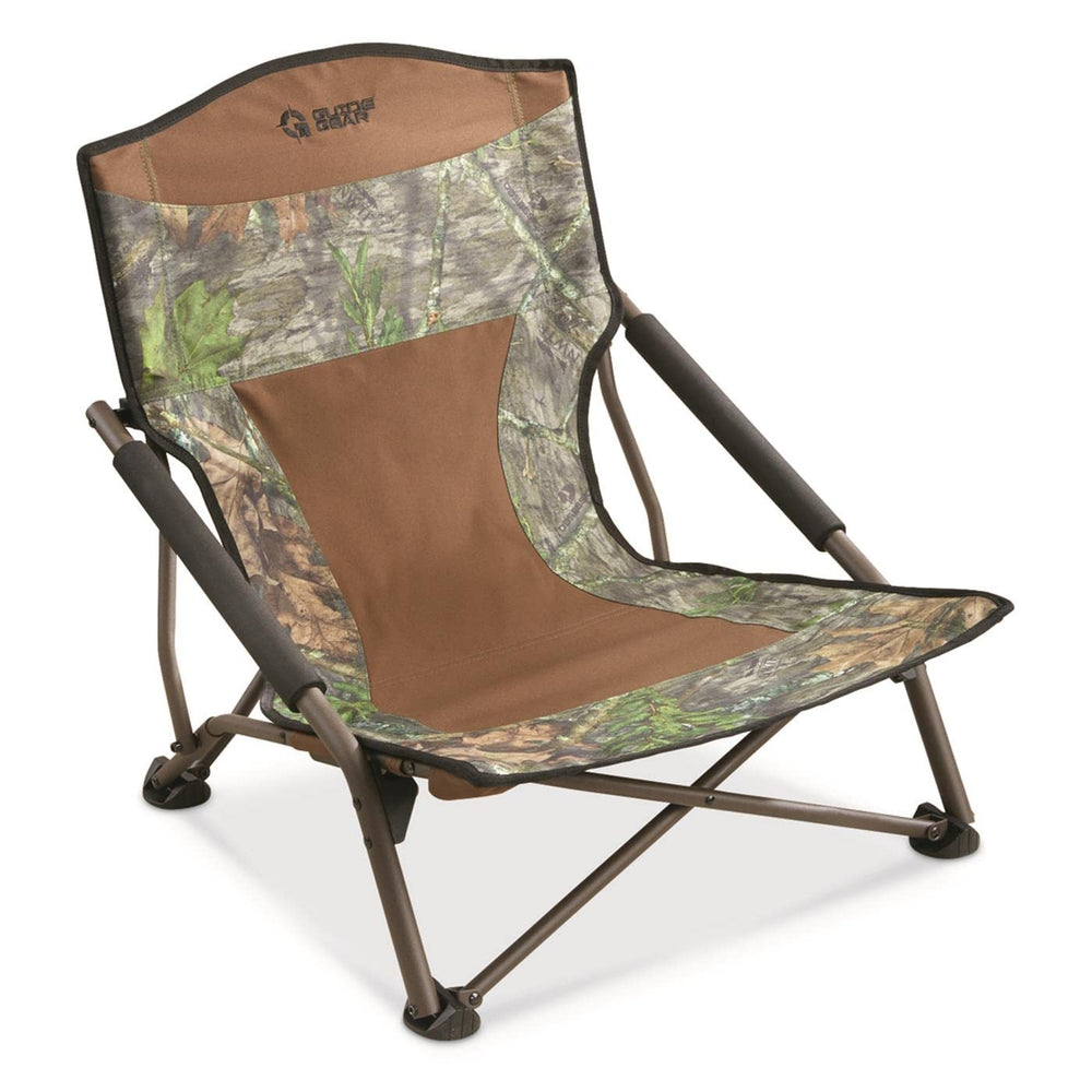 Guide Gear Magnum Turkey Chair folded for easy carry and quick field setup.