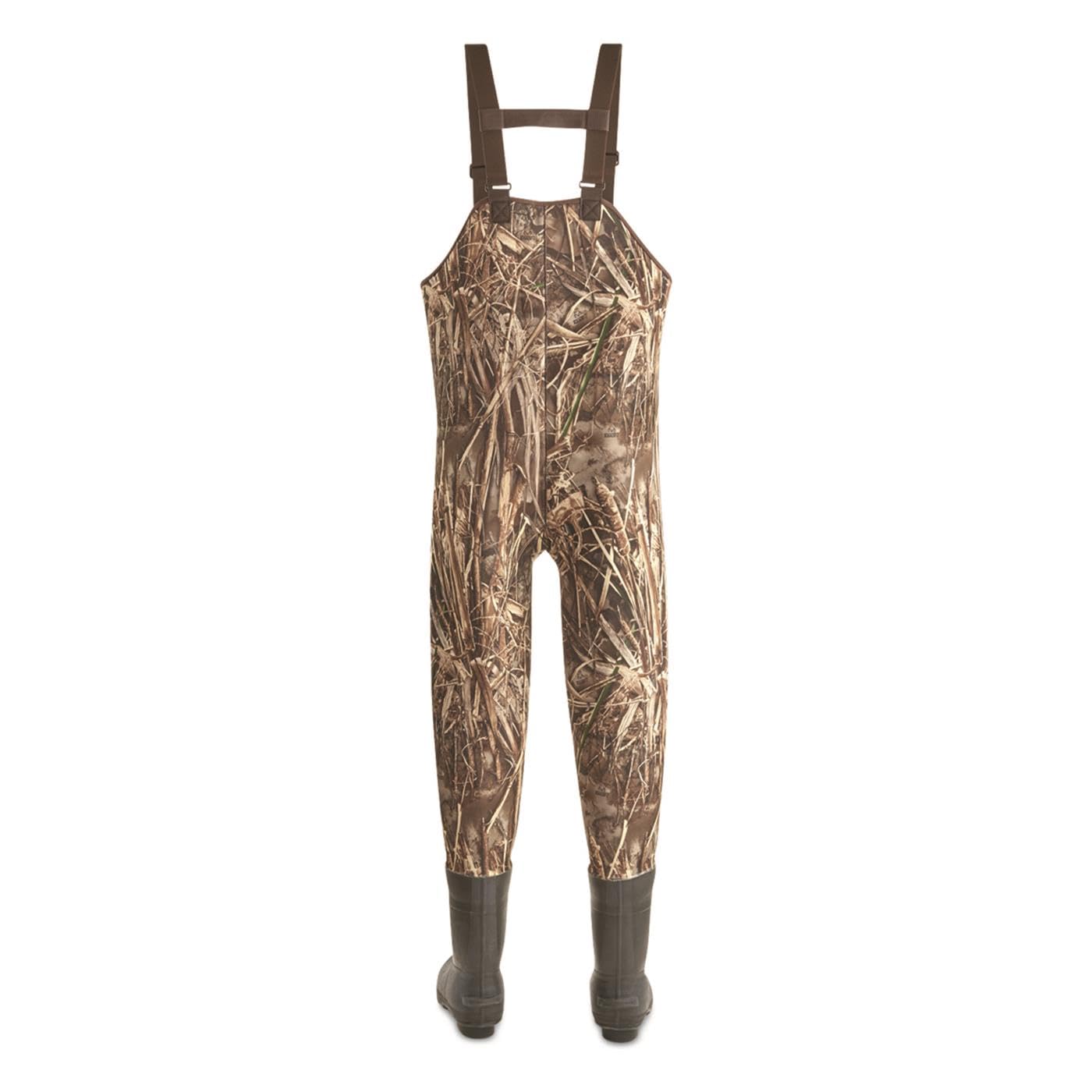 Guide Gear men's hunting chest waders 5mm neoprene for cold-water warmth.