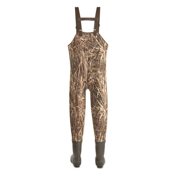 Guide Gear men's hunting chest waders 5mm neoprene for cold-water warmth.
