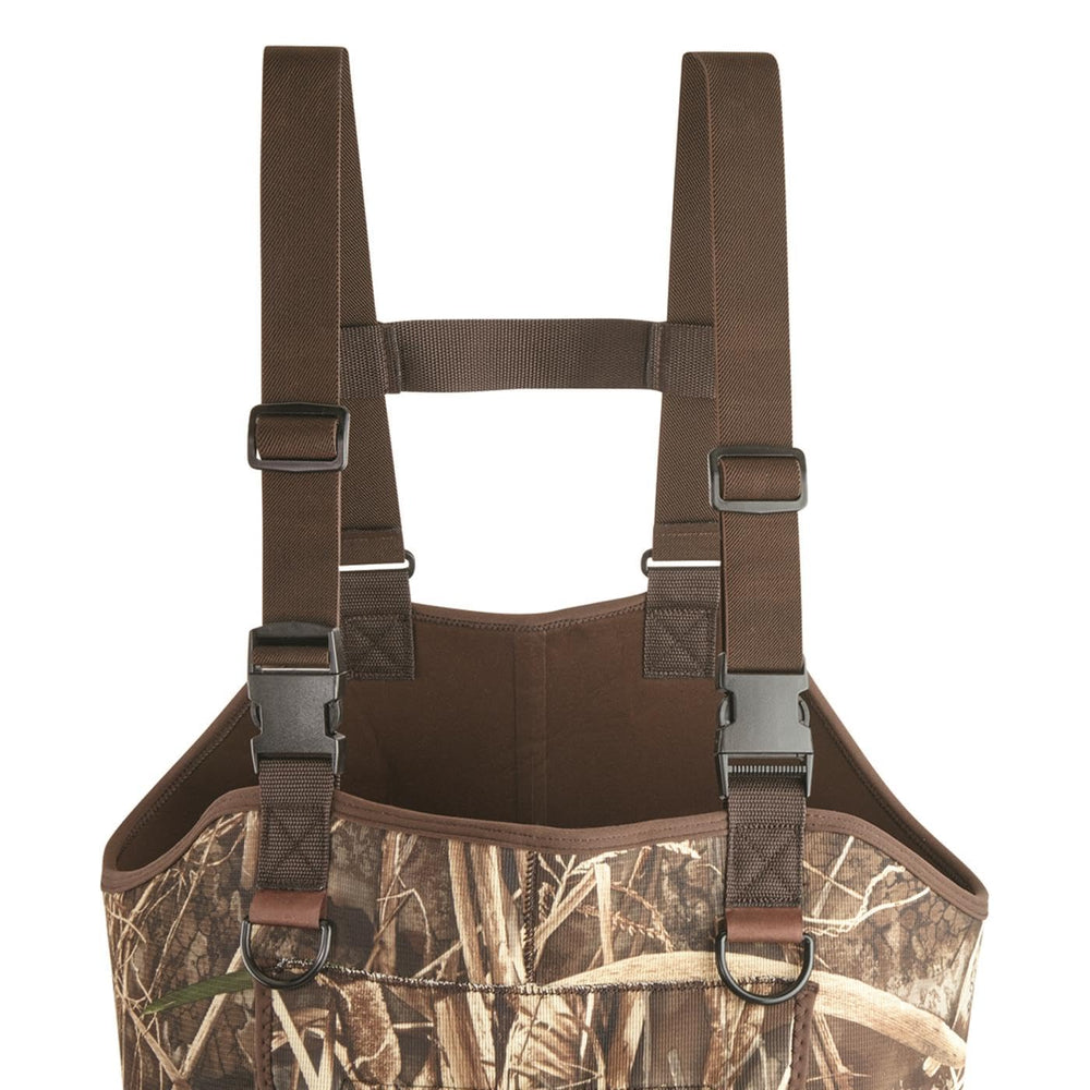 Guide Gear men's hunting chest waders big and tall fit for extra room.