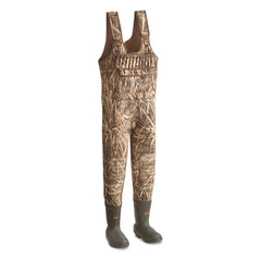 Guide Gear men's hunting chest waders with boots for secure grip on muddy shores