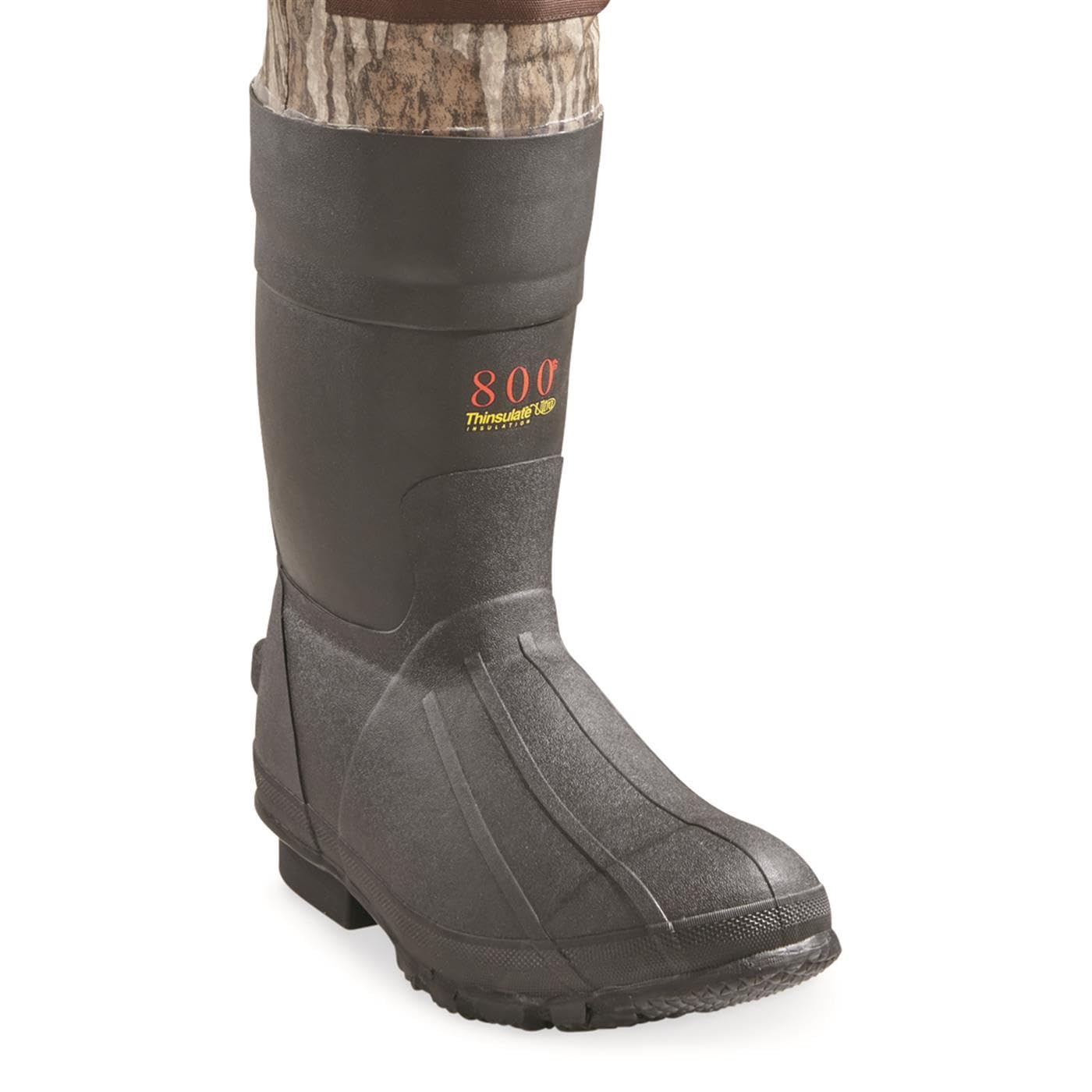 Guide Gear 800-gram insulation helps stay warm in chilly mornings.