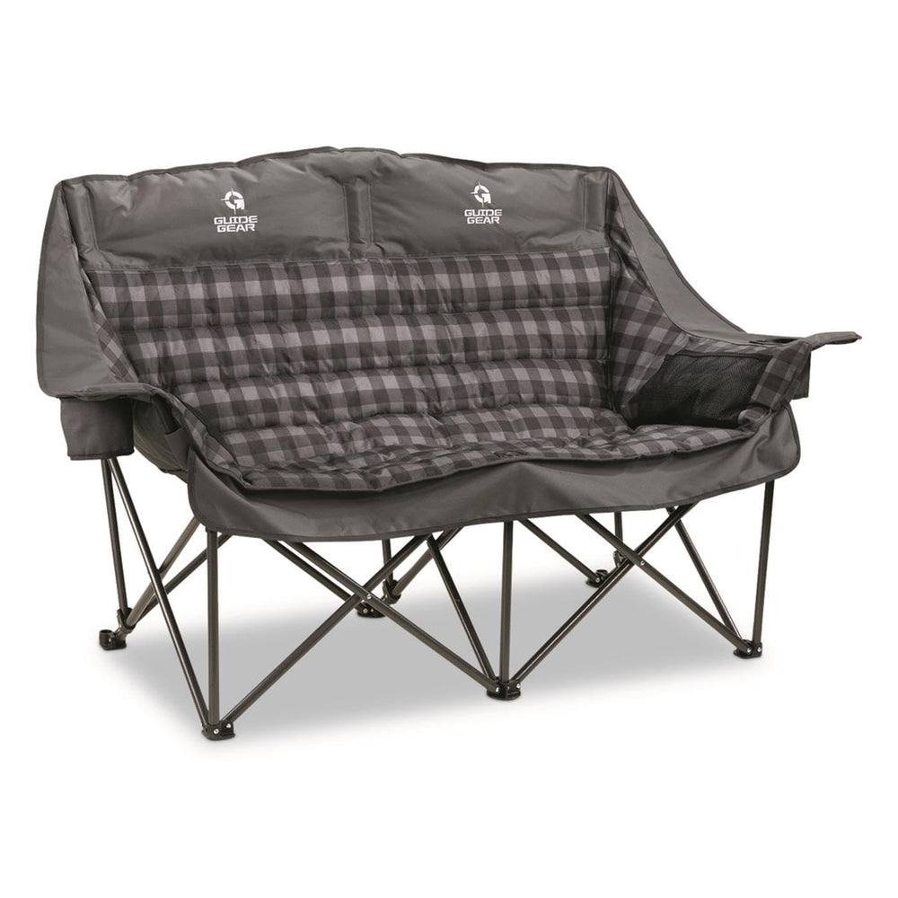 Guide Gear Oversized XL Camping Sofa folded for compact transport.