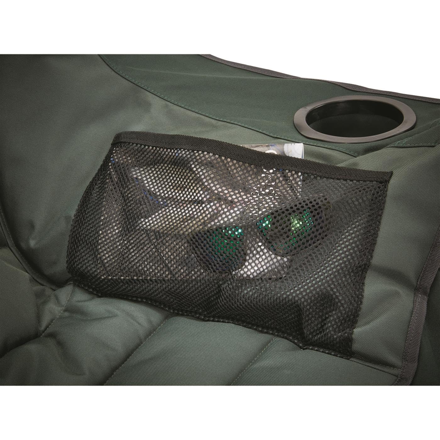 Guide Gear camping sofa green color in outdoor setup