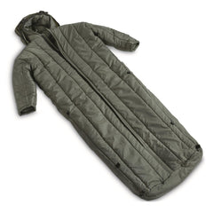 Guide Gear Sportsman’s sleeping bag with arms offers mobility and warmth for cold hunts.