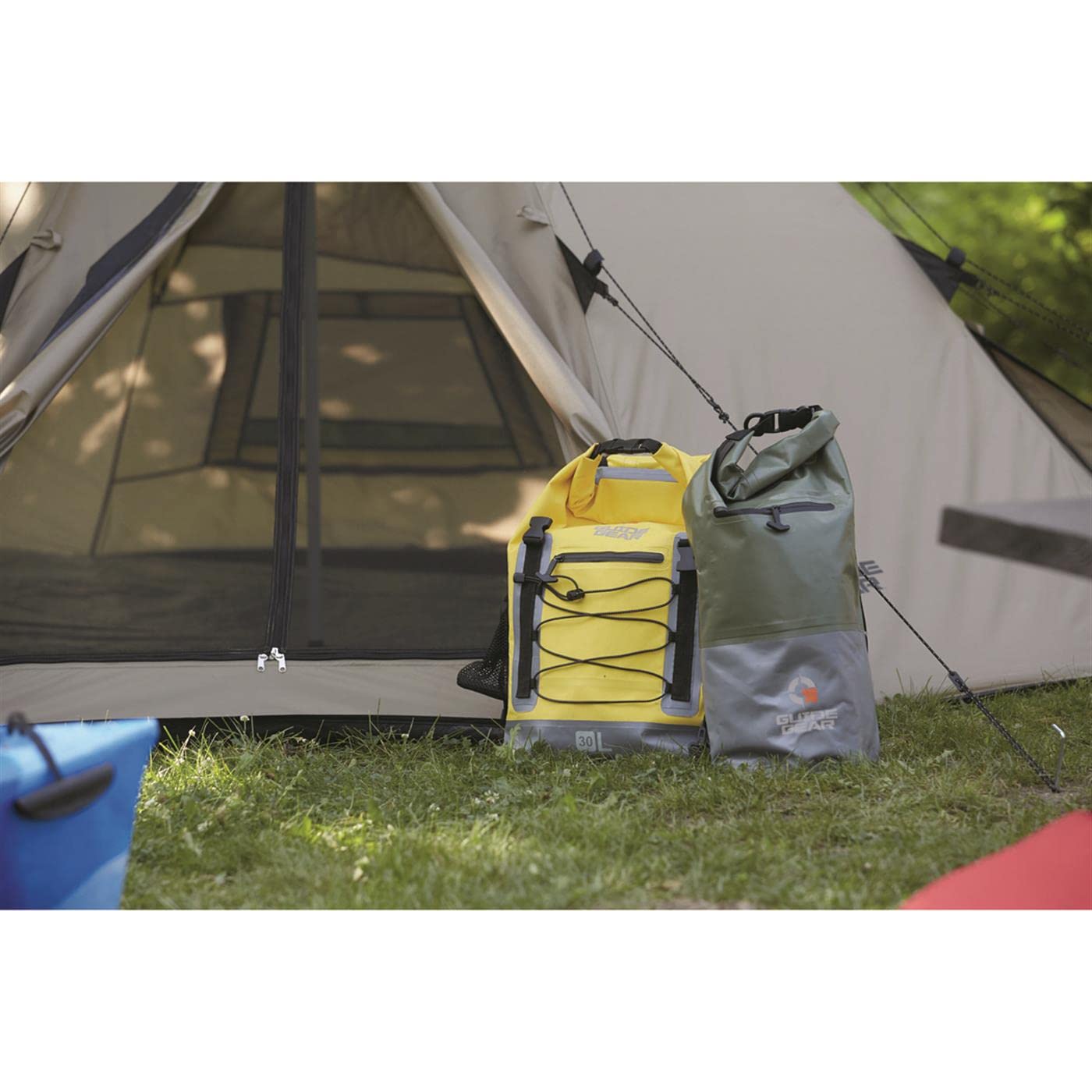 Guide Gear teepee tent center pole quick setup.