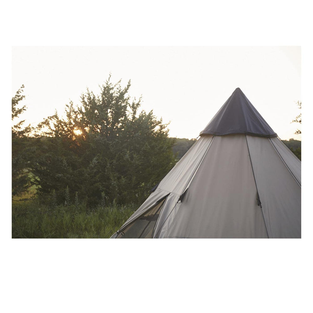 Guide Gear teepee tent durable frame supports campsite use.