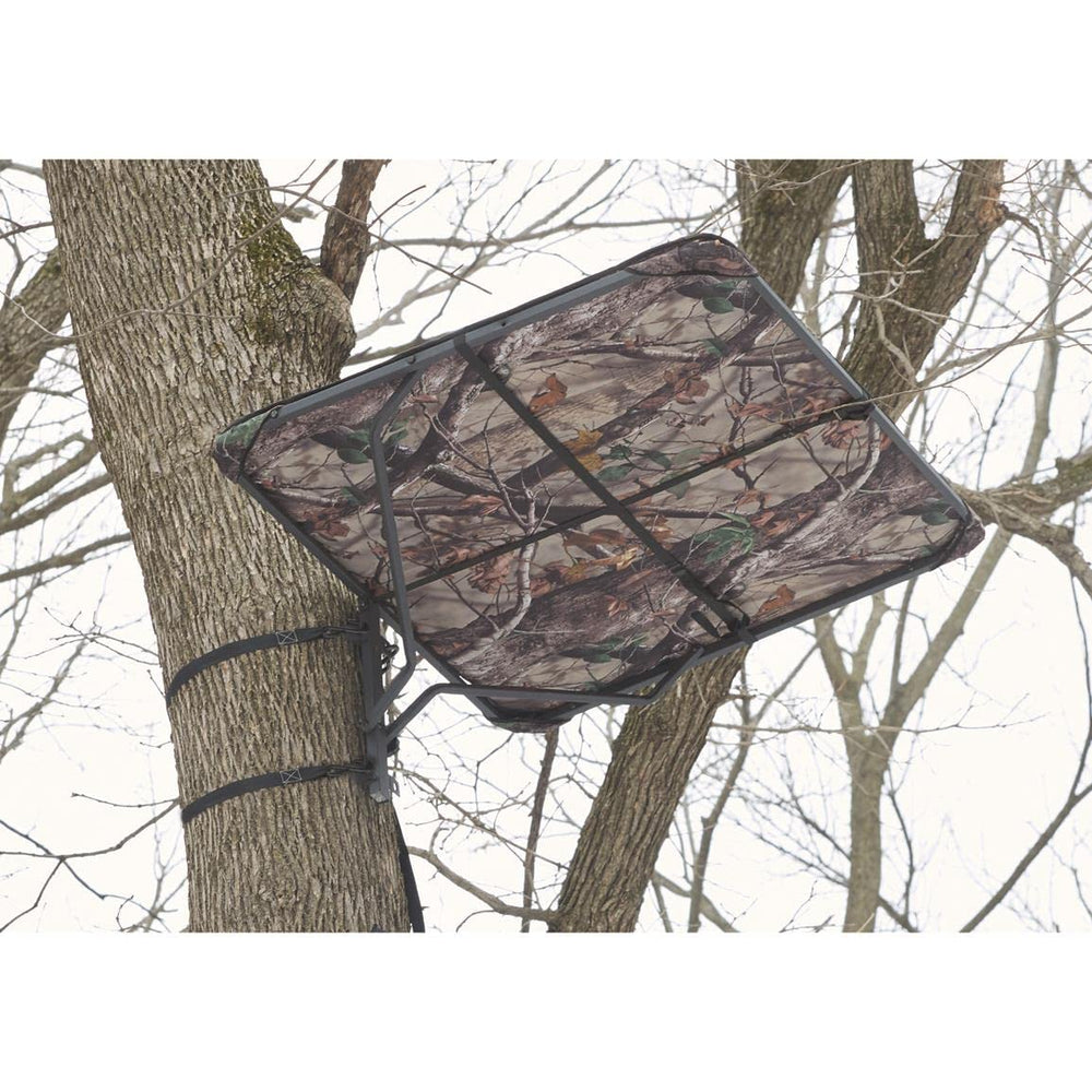 Guide Gear Tree Stand Umbrella keeps you hidden with a low-key camo pattern.