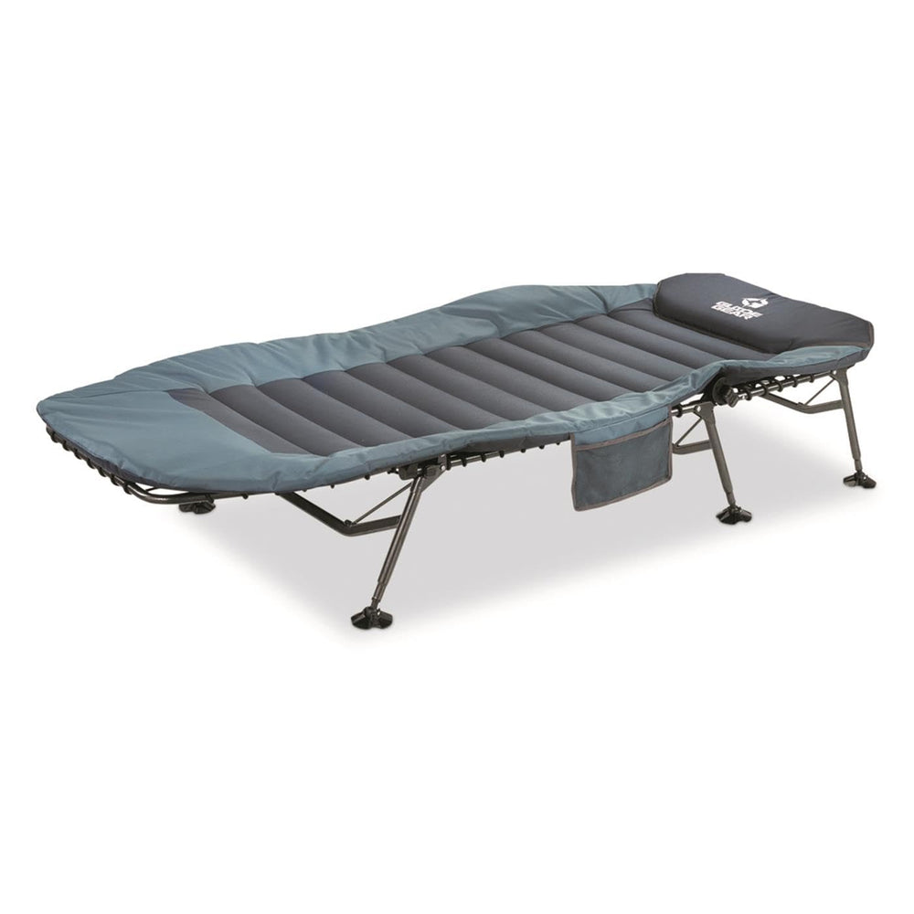 Guide Gear Ultimate Comfort Cot front view with plush padding for all-day comfort