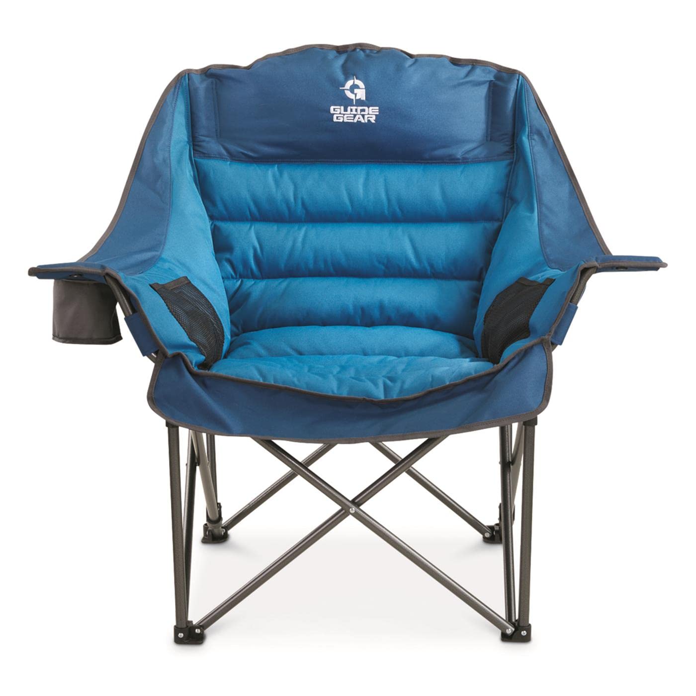 Guide Gear XL chair luxurious padded seat for all-day comfort.