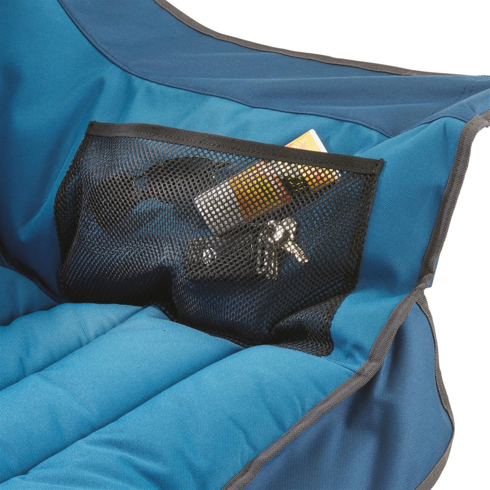 Guide Gear XL chair steel frame ensures sturdy build.