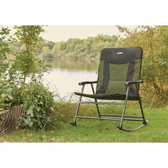 Guide Gear XXL rocking chair side view highlighting sturdy frame and armrests