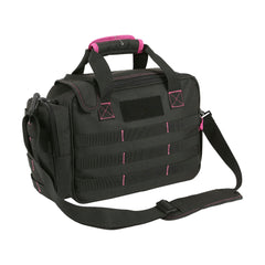 Dolores bag showing MOLLE straps and dual-zippered main compartment