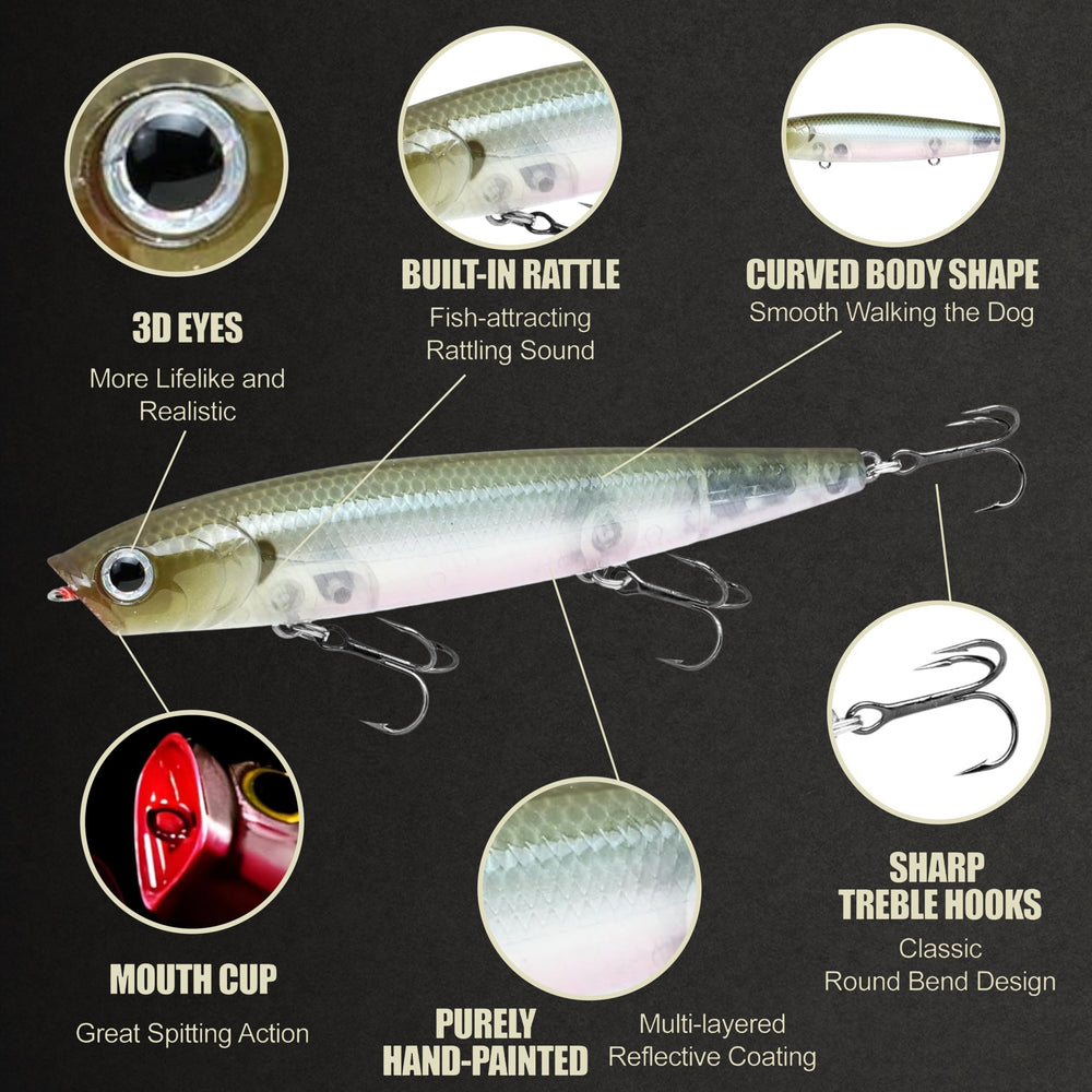 Gunfish 95 long-casting performance showing stable tracking