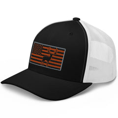 Gunner Gear buck embroidery on a rugged deer hunting hat