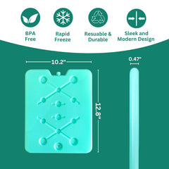 GURIN ice pack for cooler bag maintains cold drinks and foods during outings
