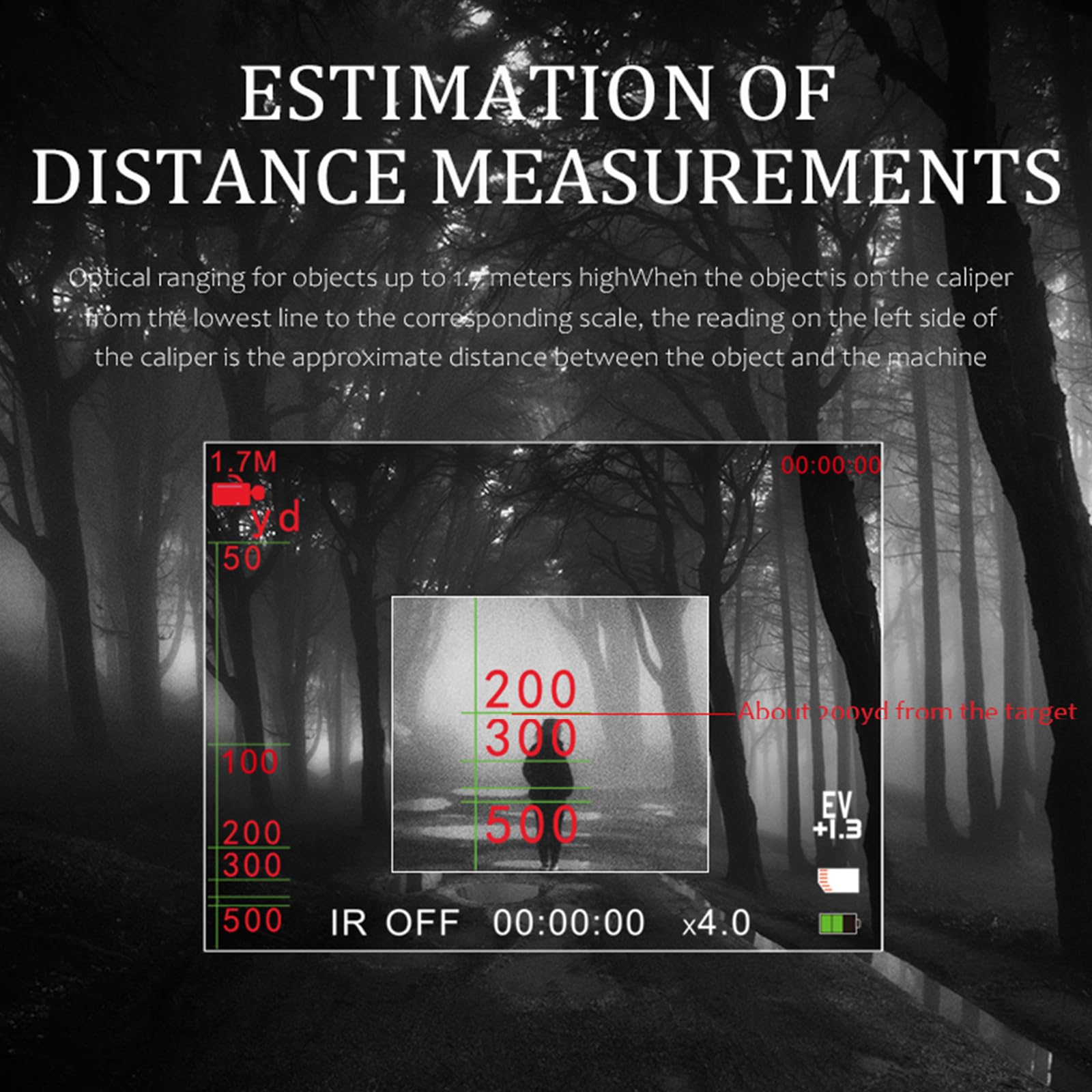 Guune night vision monocular weatherproof design withstands rain and dust on adventures