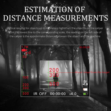 Guune night vision monocular weatherproof design withstands rain and dust on adventures