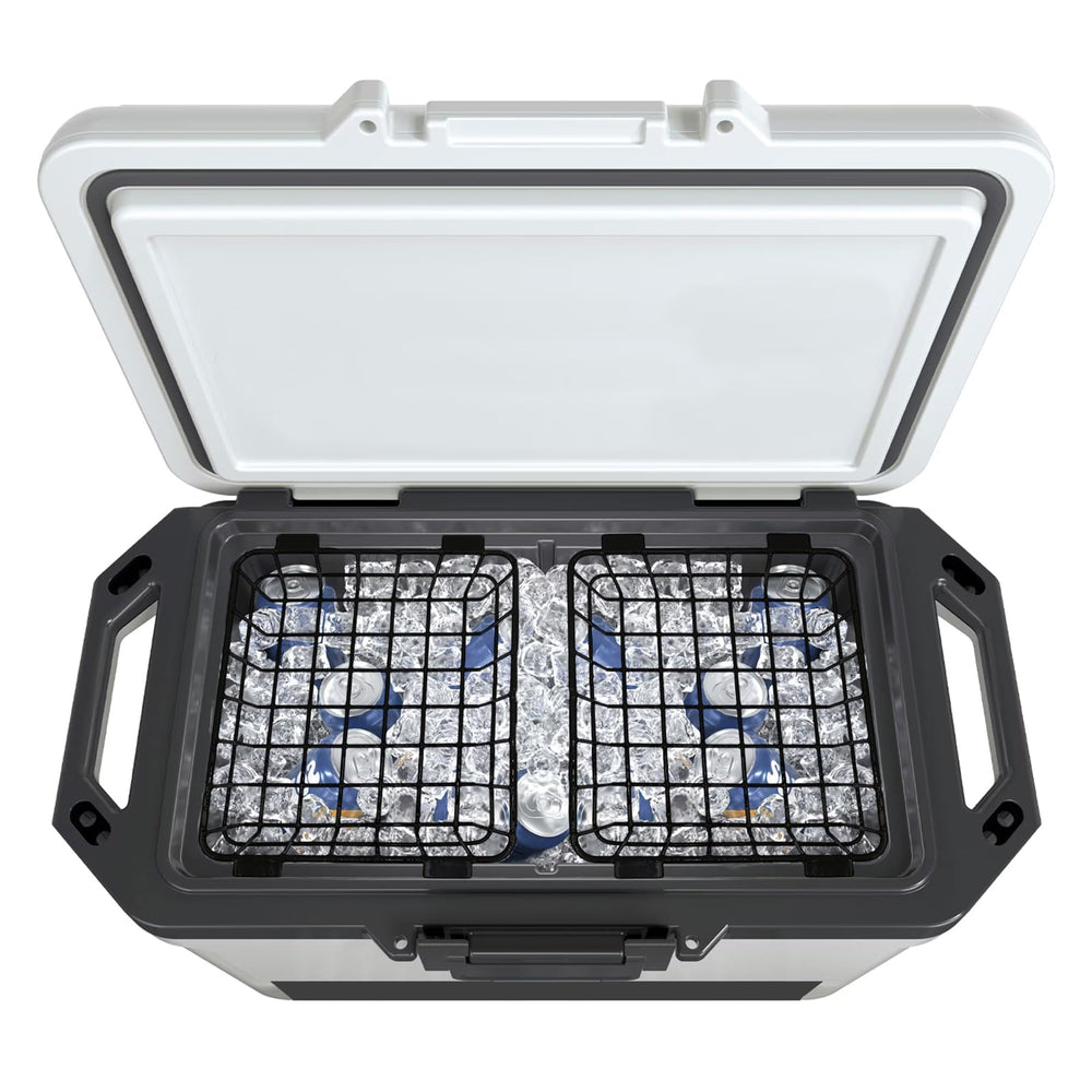 GVAGR cooler basket demonstrates precise 12.4 inch fit.
