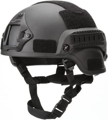 GVAKVTGK airsoft helmet side view highlighting lightweight build for long sessions.