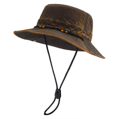 Gvatasz men's sun hat yellow wide brim fishing hat