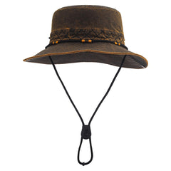 Gvatasz sun hat with wide brim in yellow