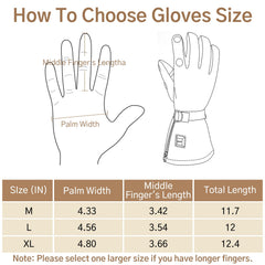 GVDV hunting heated gloves on hand in camo showing full-hand warmth.