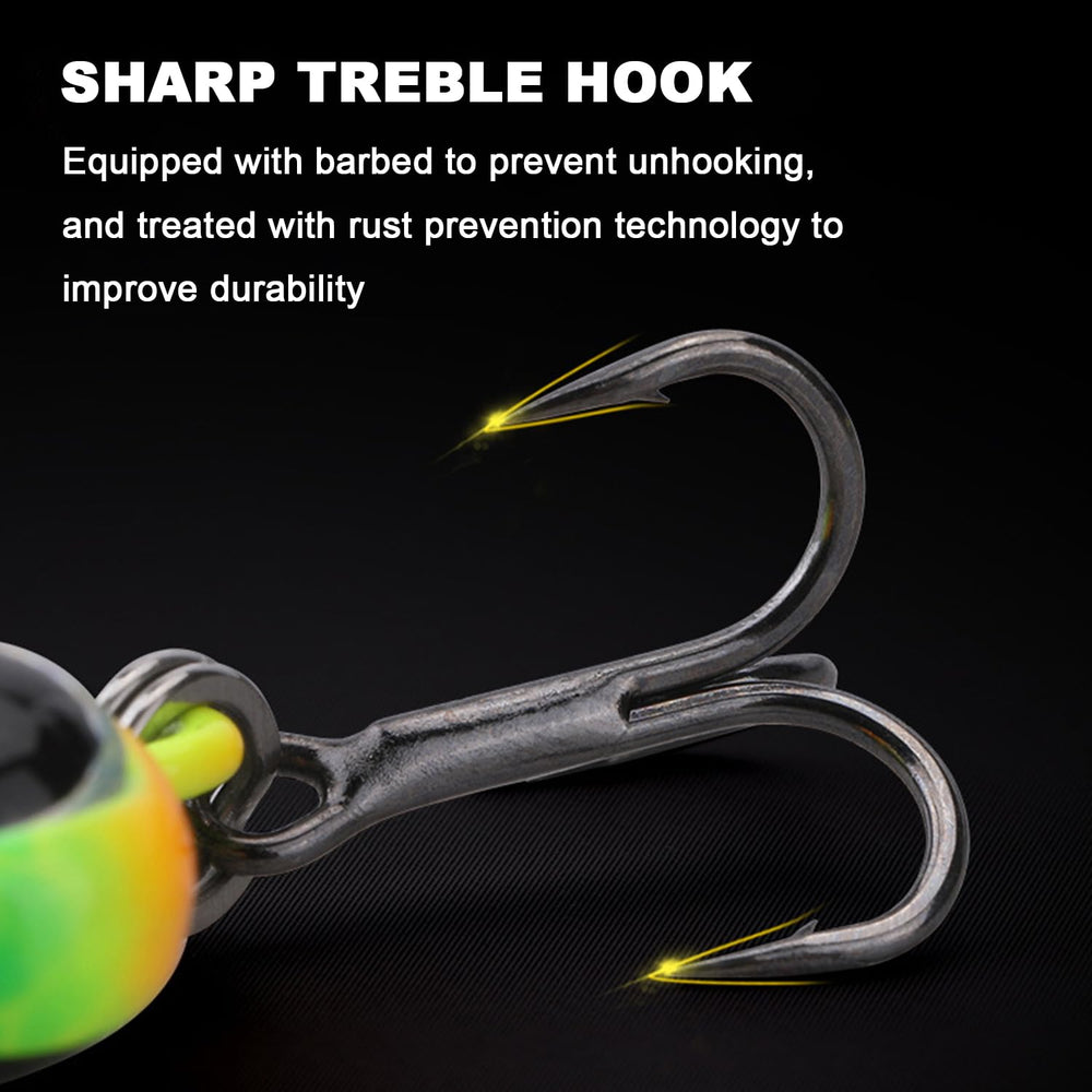 Gxamz Tail Spinner lure in water attracting fish