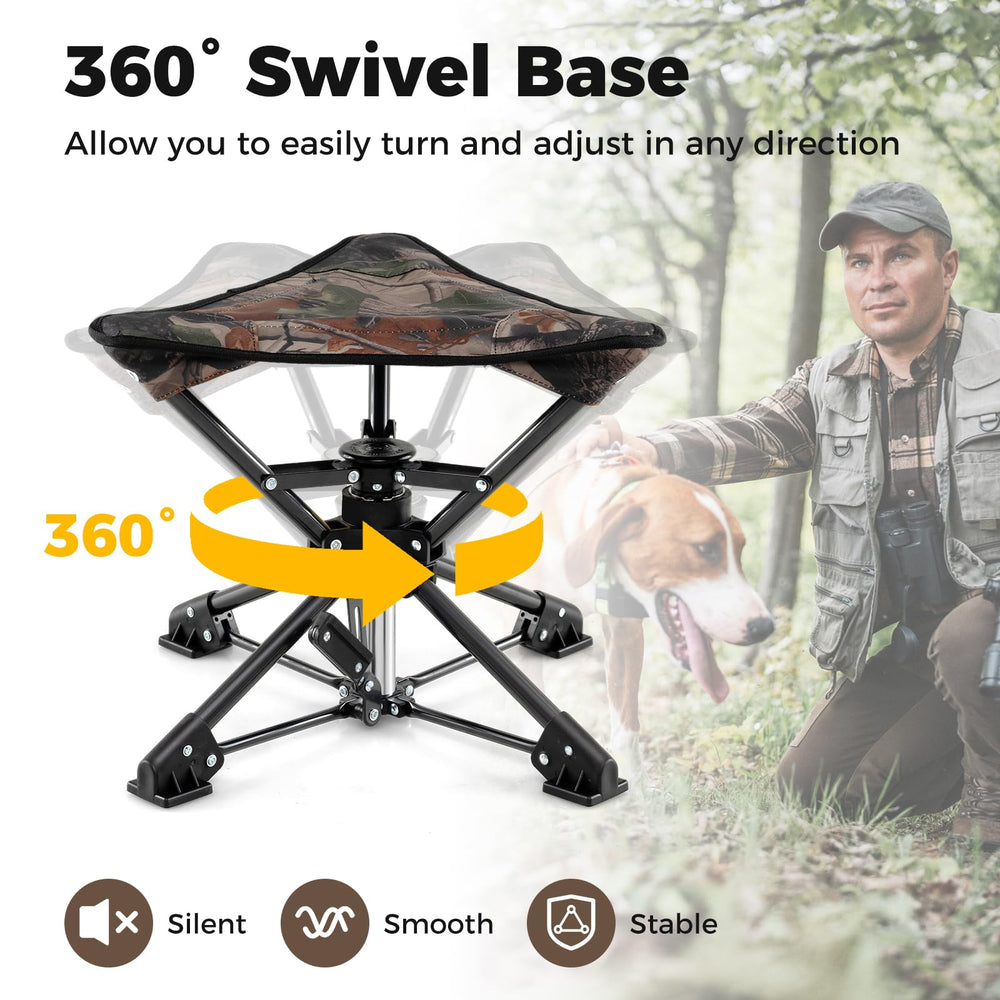 GYMAX anti-slip and anti-sink feet for solid balance outdoors.