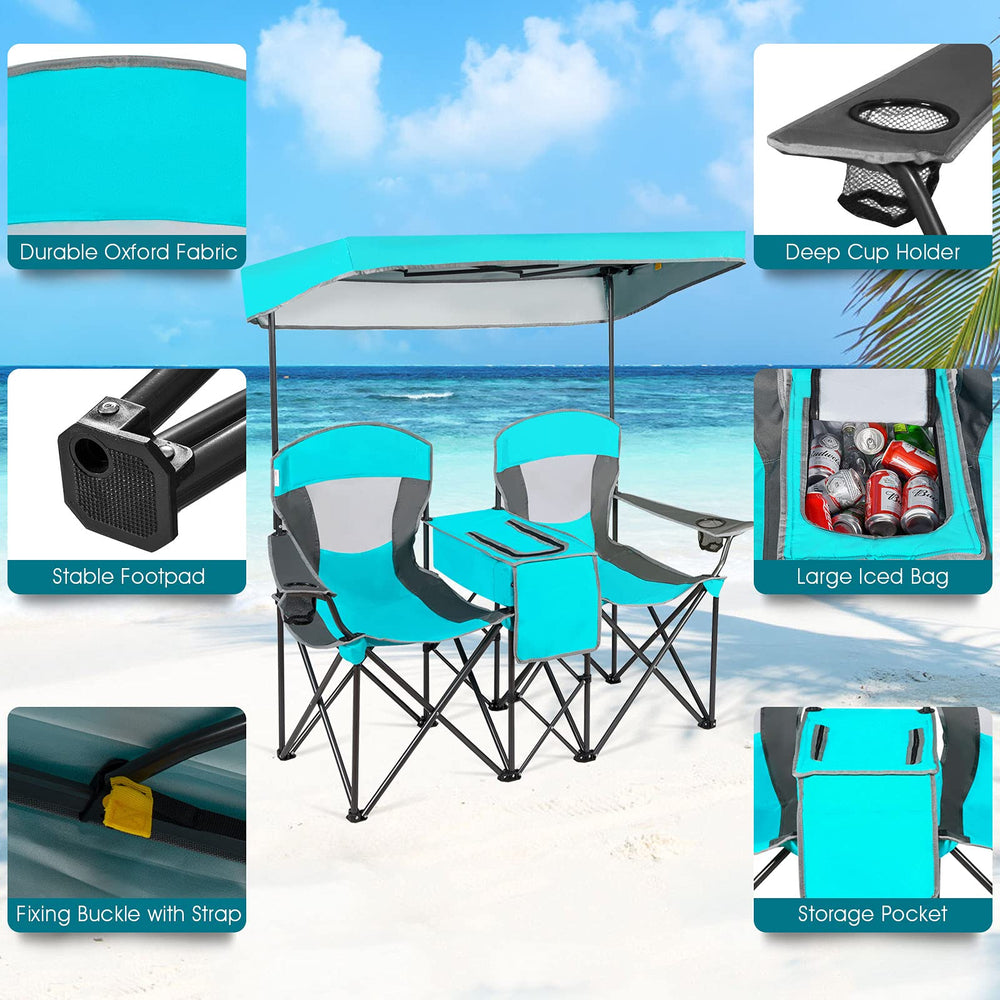 GYMAX armrests with bottle holders for convenient refreshments.