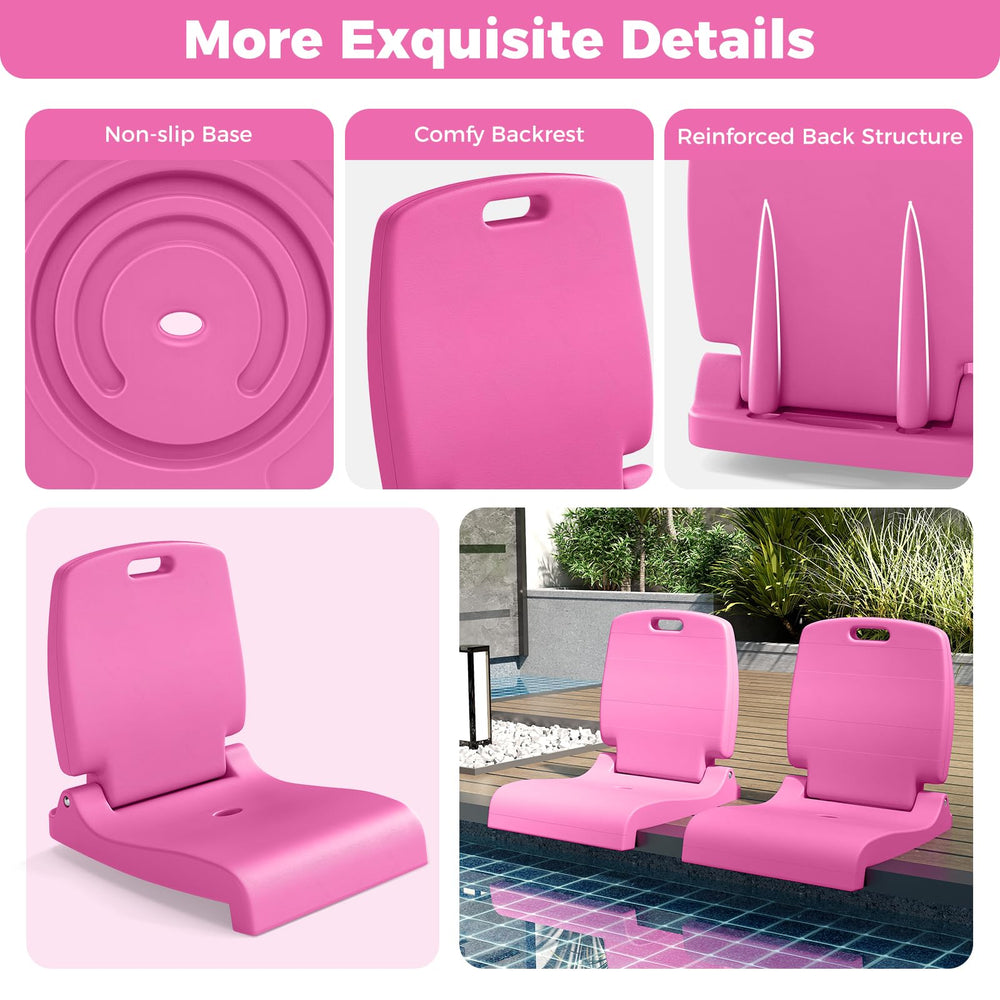 Versatile GYMAX chair for pool, beach, camping, and tailgating with friends.