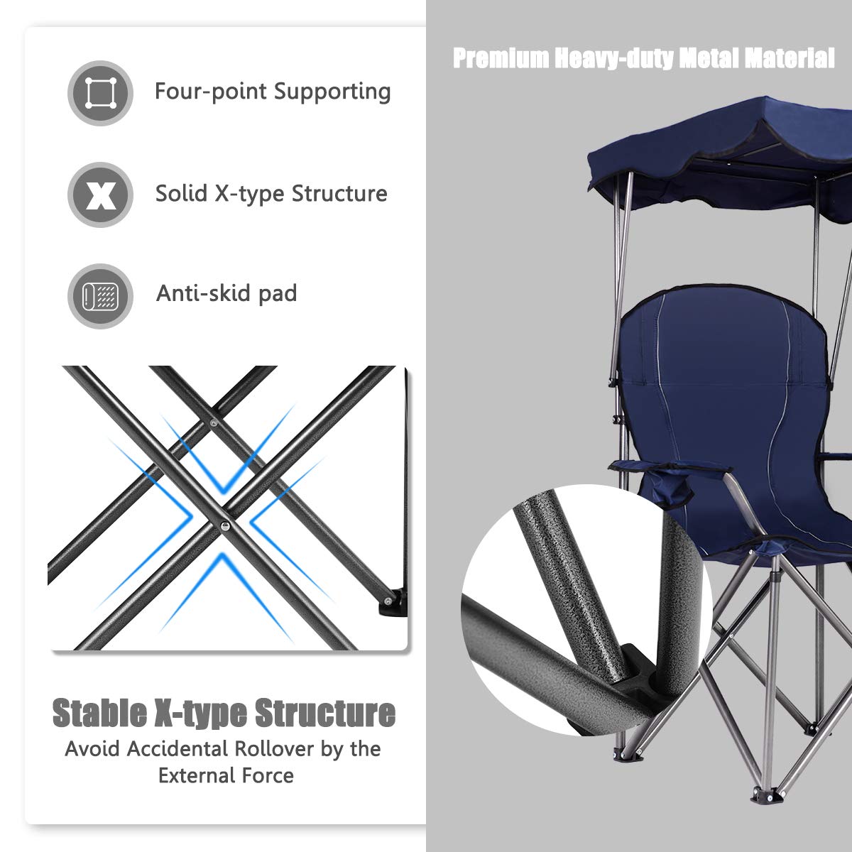 GYMAX oversized comfort chair provides spacious seating and support