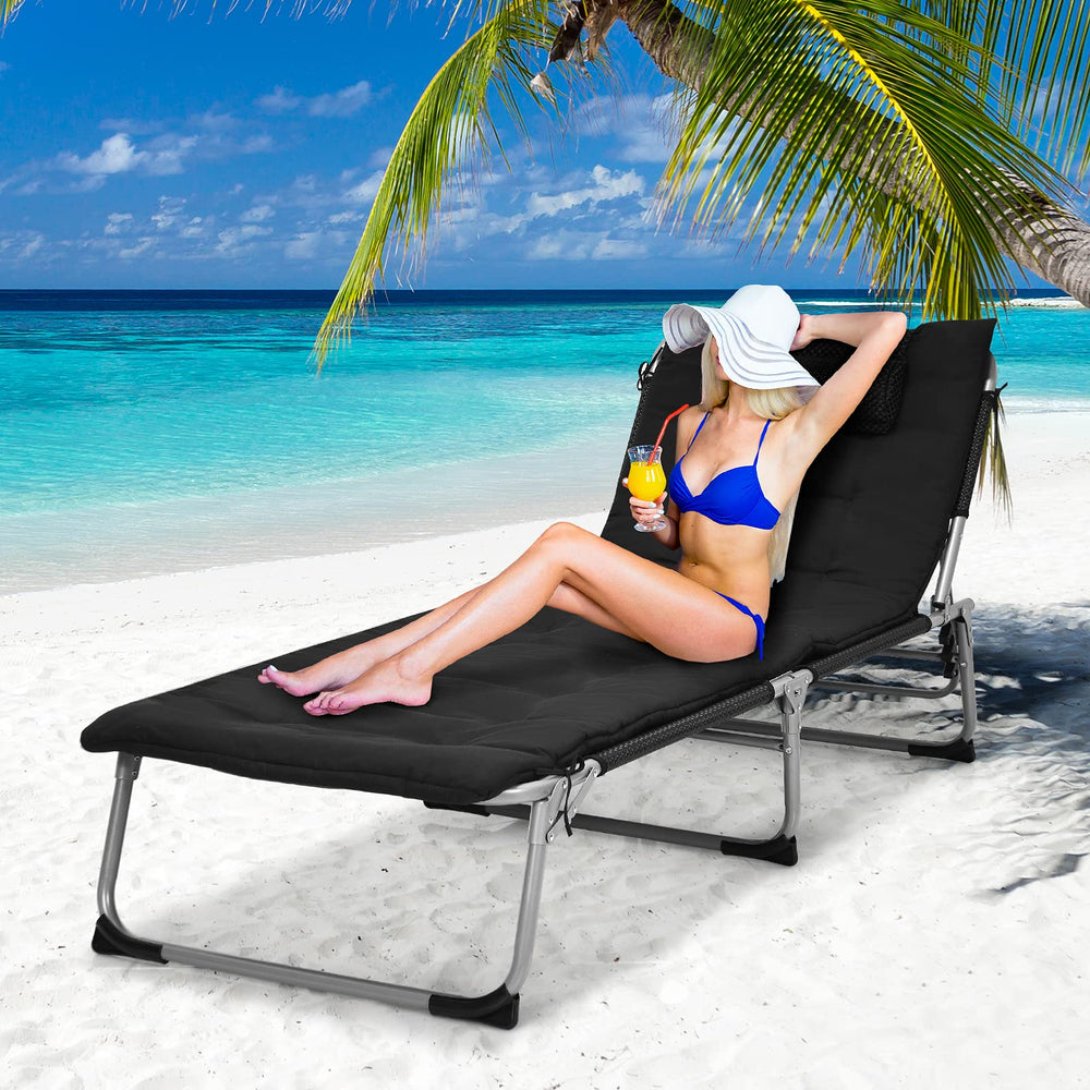 GYMAX carry-handle portable design for camping and travel.