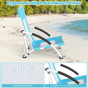 GYMAX sturdy X-frame design delivers durable outdoor support.