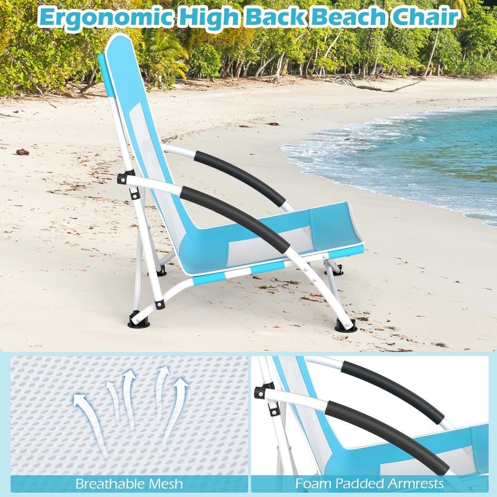 GYMAX sturdy X-frame design delivers durable outdoor support.