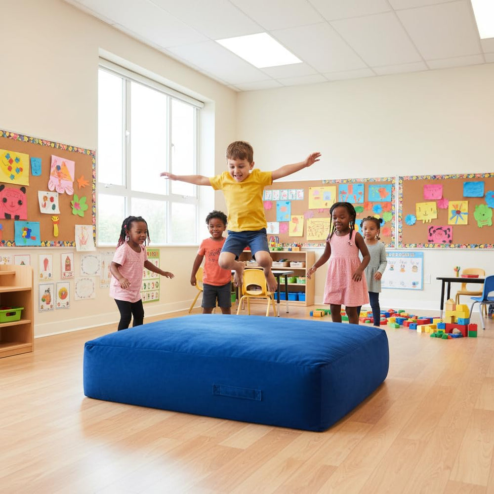 GYMAX foam block filling offers supportive padding for active play