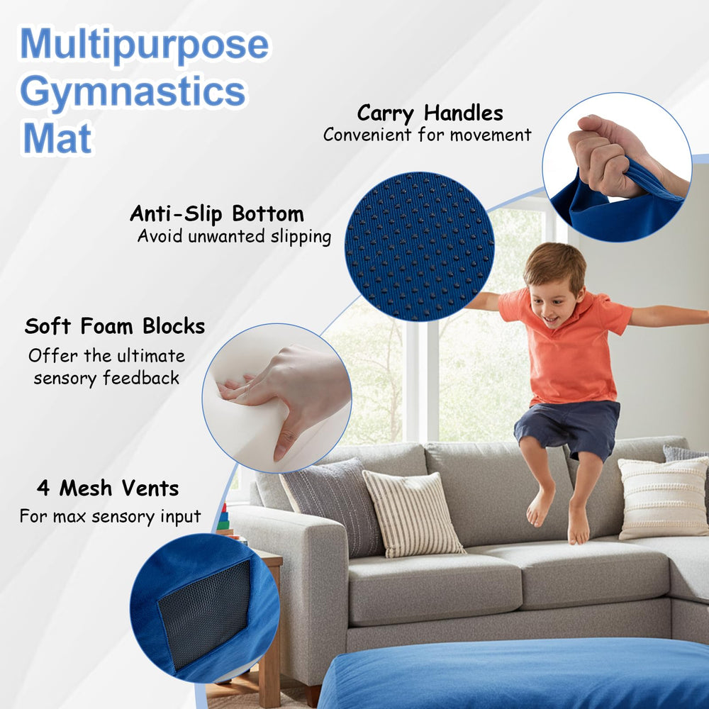 GYMAX four mesh vents help reduce impact and promote airflow
