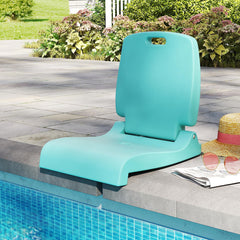 GYMAX edge-of-pool seat with built-in lip offers secure placement.