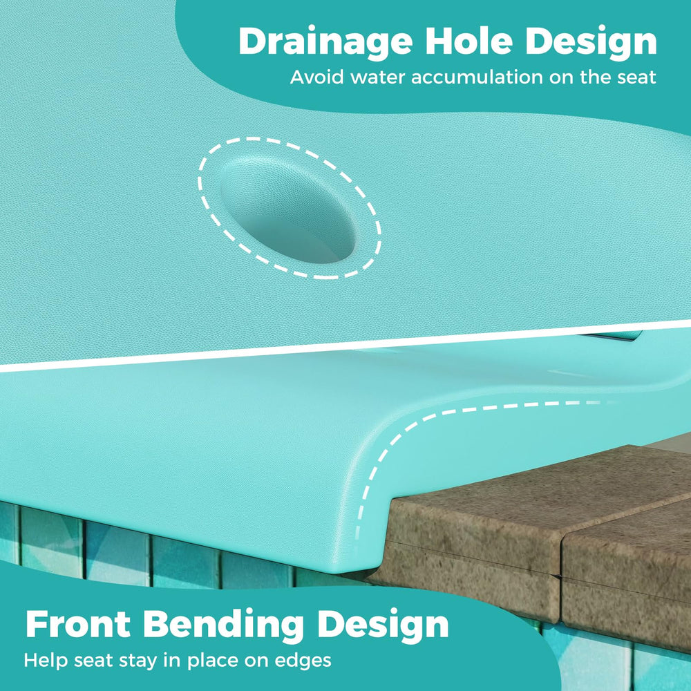 GYMAX ergonomic back-support supports long lounging sessions.