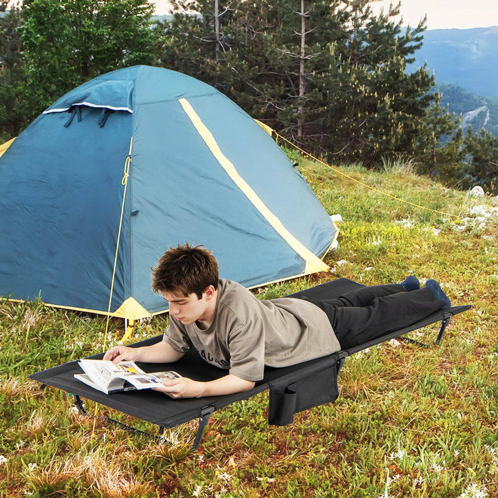 GYMAX foldable design stores compactly in its bag for travel