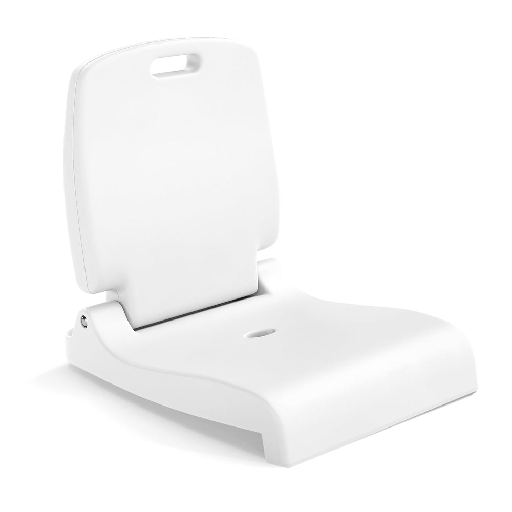 GYMAX foldable poolside chair at pool edge for secure seating