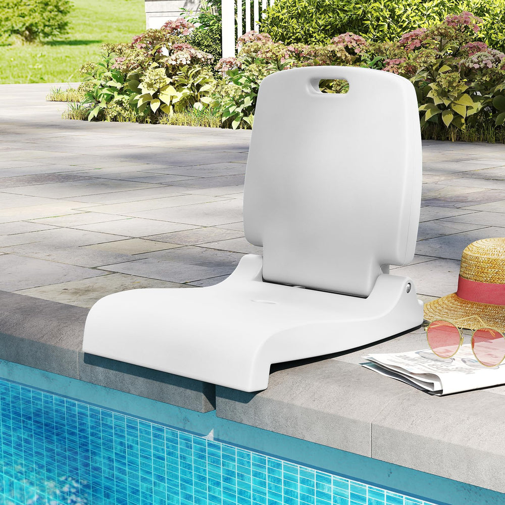 GYMAX chair folded compactly showing easy storage for travel