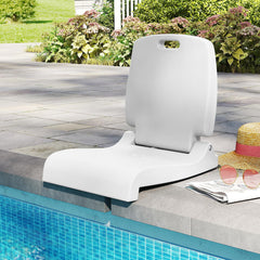 GYMAX chair folded compactly showing easy storage for travel