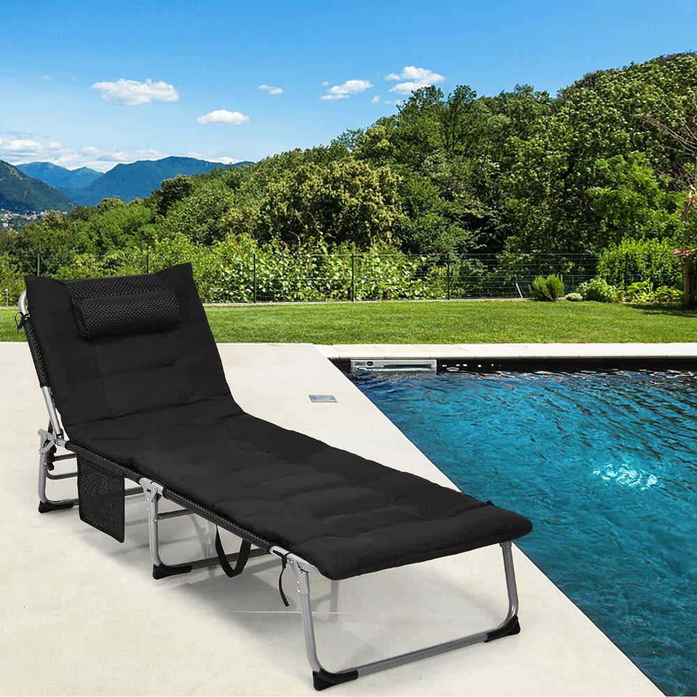 GYMAX folded size 31-by-27 inches with a carry handle for easy transport.