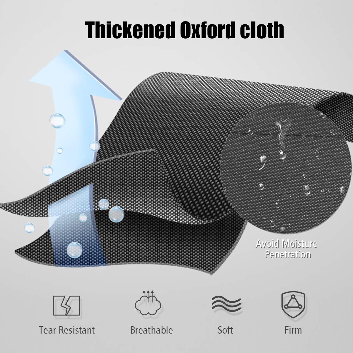 GYMAX cot with non-slip feet provides stable sleep.