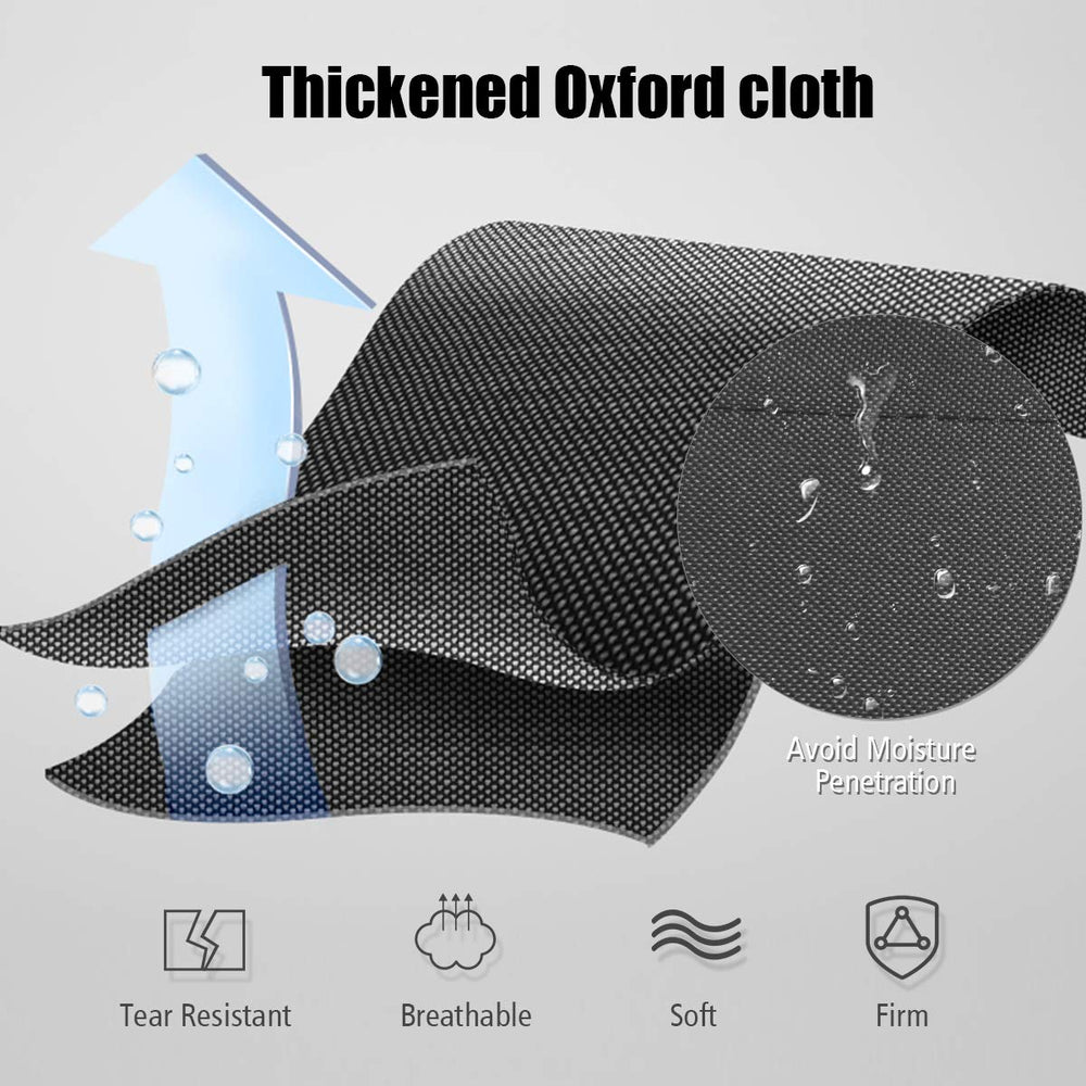 GYMAX cot with non-slip feet provides stable sleep.