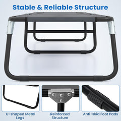 GYMAX cot with U-shaped legs delivers stable outdoor support