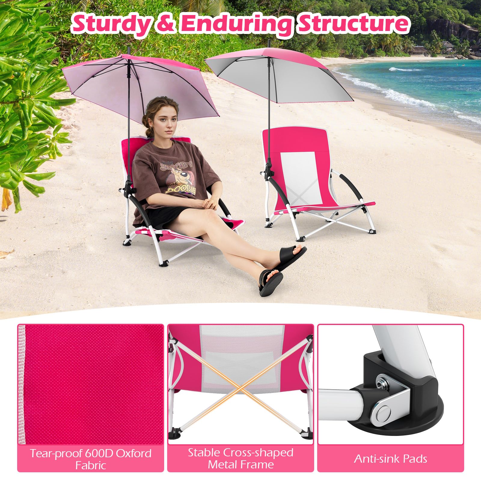 GYMAX high-back mesh seat offers breathable comfort